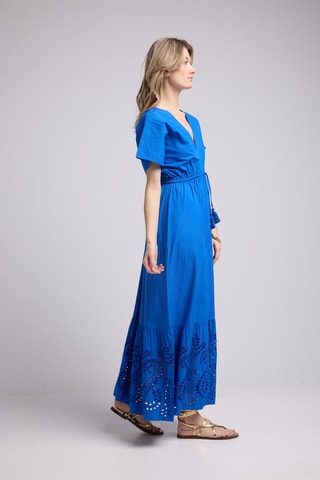 $Robe longue - Bleu