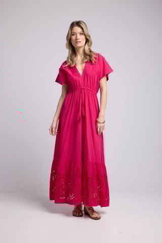 $Robe longue - Fuchsia