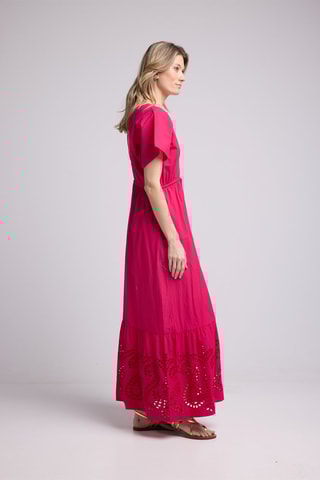 $Robe longue - Fuchsia