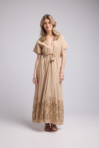 $Robe longue - Beige