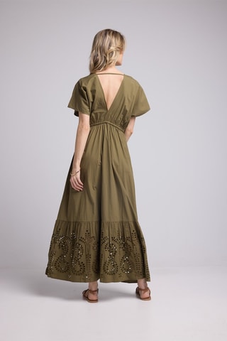 $Robe longue - Kaki