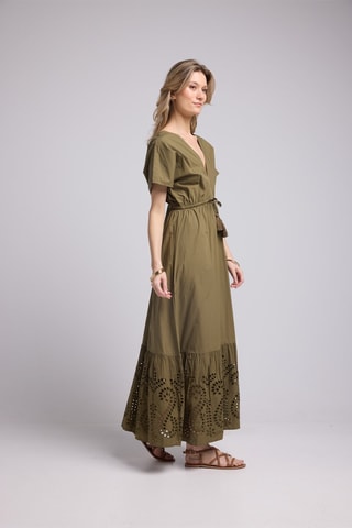 $Robe longue - Kaki