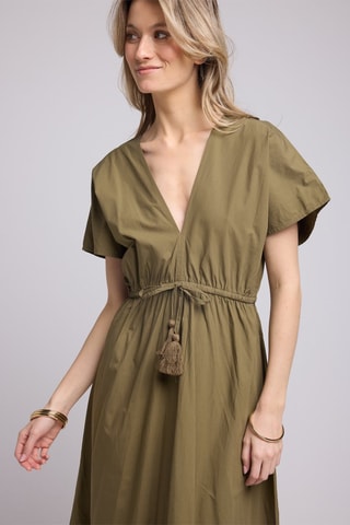 $Robe longue - Kaki