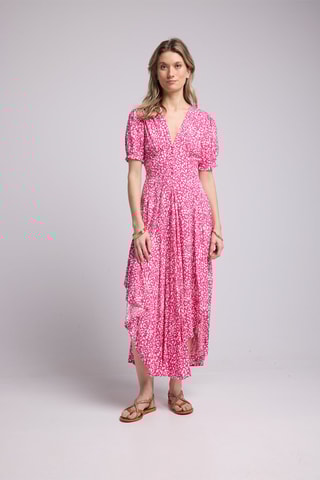 $Robe midi - Rose