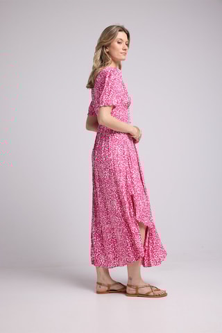 $Robe midi - Rose