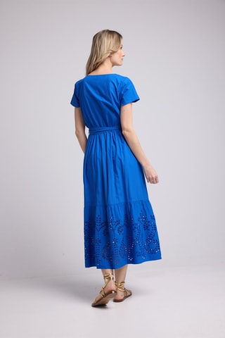 $Robe longue - Bleu