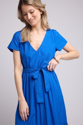 $Robe longue - Bleu