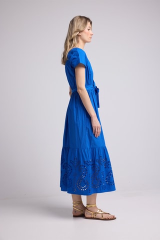 $Robe longue - Bleu