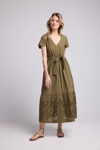 $Robe longue - Kaki