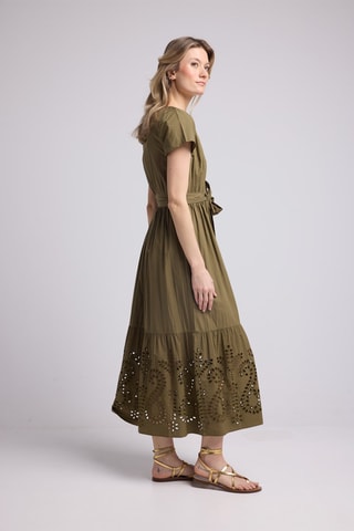 $Robe longue - Kaki