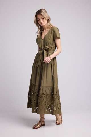 $Robe longue - Kaki