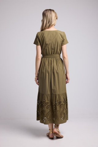 $Robe longue - Kaki
