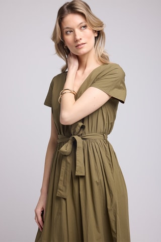 $Robe longue - Kaki