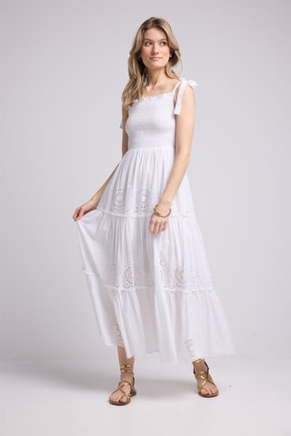 $Robe longue - Blanc