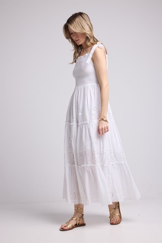 $Robe longue - Blanc