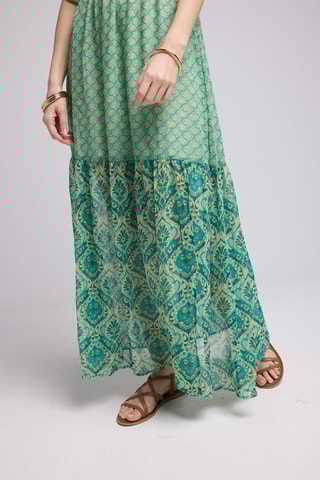 $Robe longue - Vert