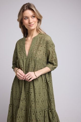 $Robe asymétrique - Kaki