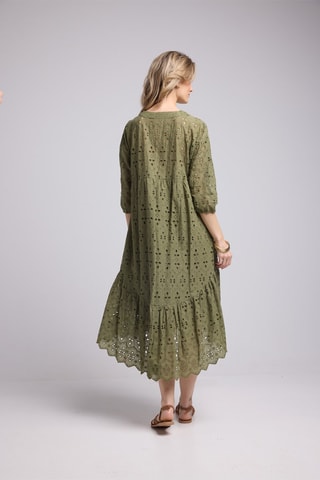 $Robe asymétrique - Kaki