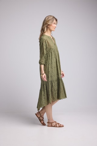 $Robe asymétrique - Kaki