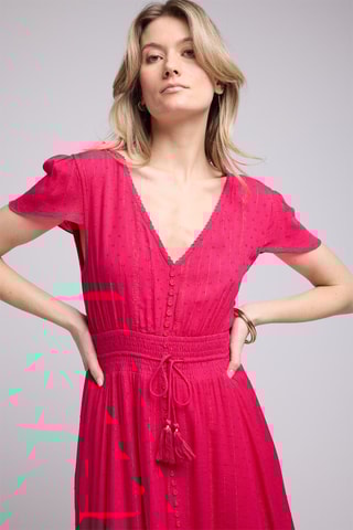 $Robe chemise - Fuchsia