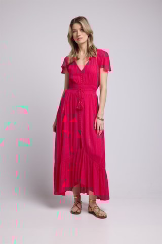 $Robe chemise - Fuchsia