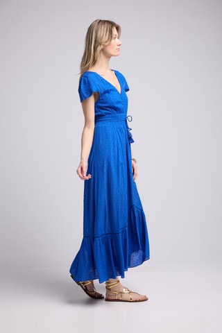 $Robe longue - Bleu