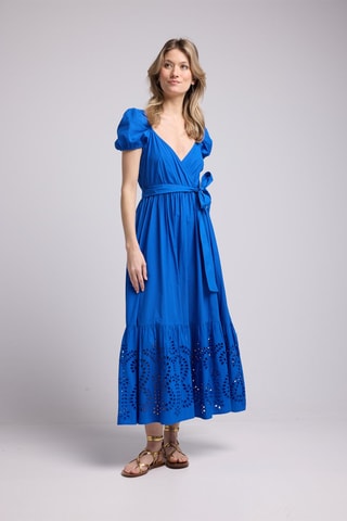 $Robe longue - Bleu