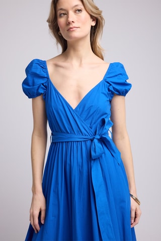 $Robe longue - Bleu