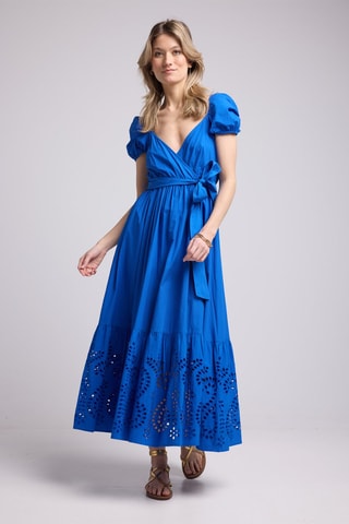 $Robe longue - Bleu