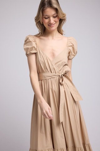 $Robe longue - Beige