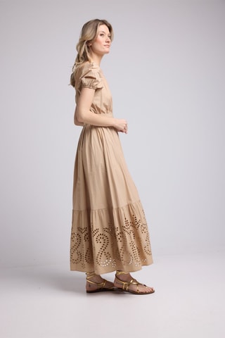 $Robe longue - Beige