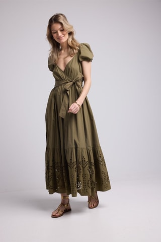 $Robe longue - Kaki