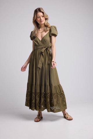 $Robe longue - Kaki