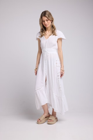 $Robe longue - Blanc