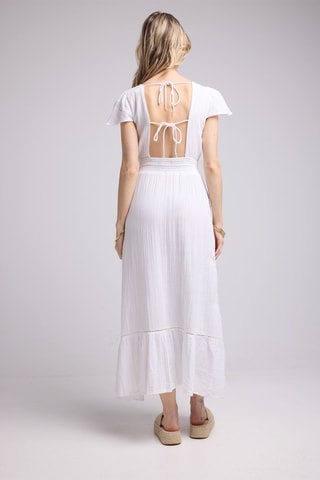 $Robe longue - Blanc