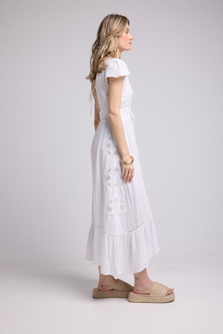 $Robe longue - Blanc