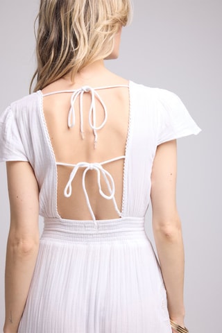 $Robe longue - Blanc
