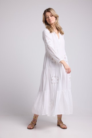 $Robe longue - Blanc