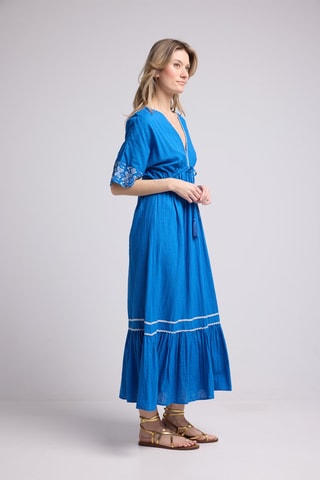 $Robe longue - Bleu