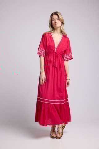 $Robe longue - Fuchsia