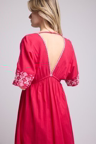 $Robe longue - Fuchsia