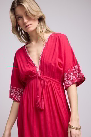 $Robe longue - Fuchsia