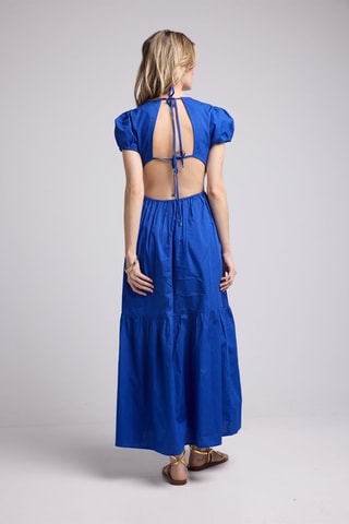 $Robe longue - Bleu