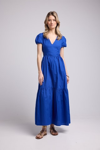 $Robe longue - Bleu