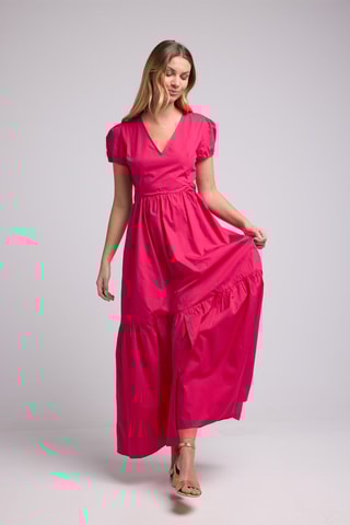 $Robe longue - Rose