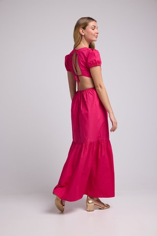 $Robe longue - Rose