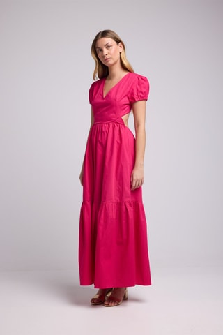 $Robe longue - Rose