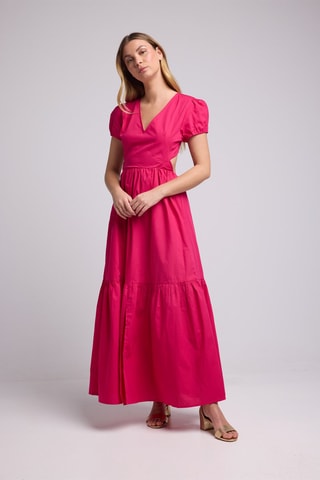 $Robe longue - Rose