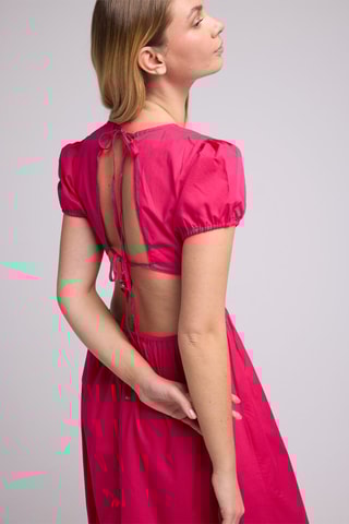 $Robe longue - Rose