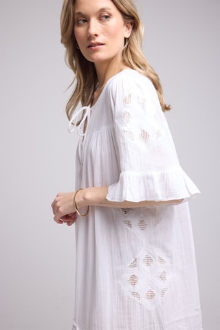 $Robe midi - Écru